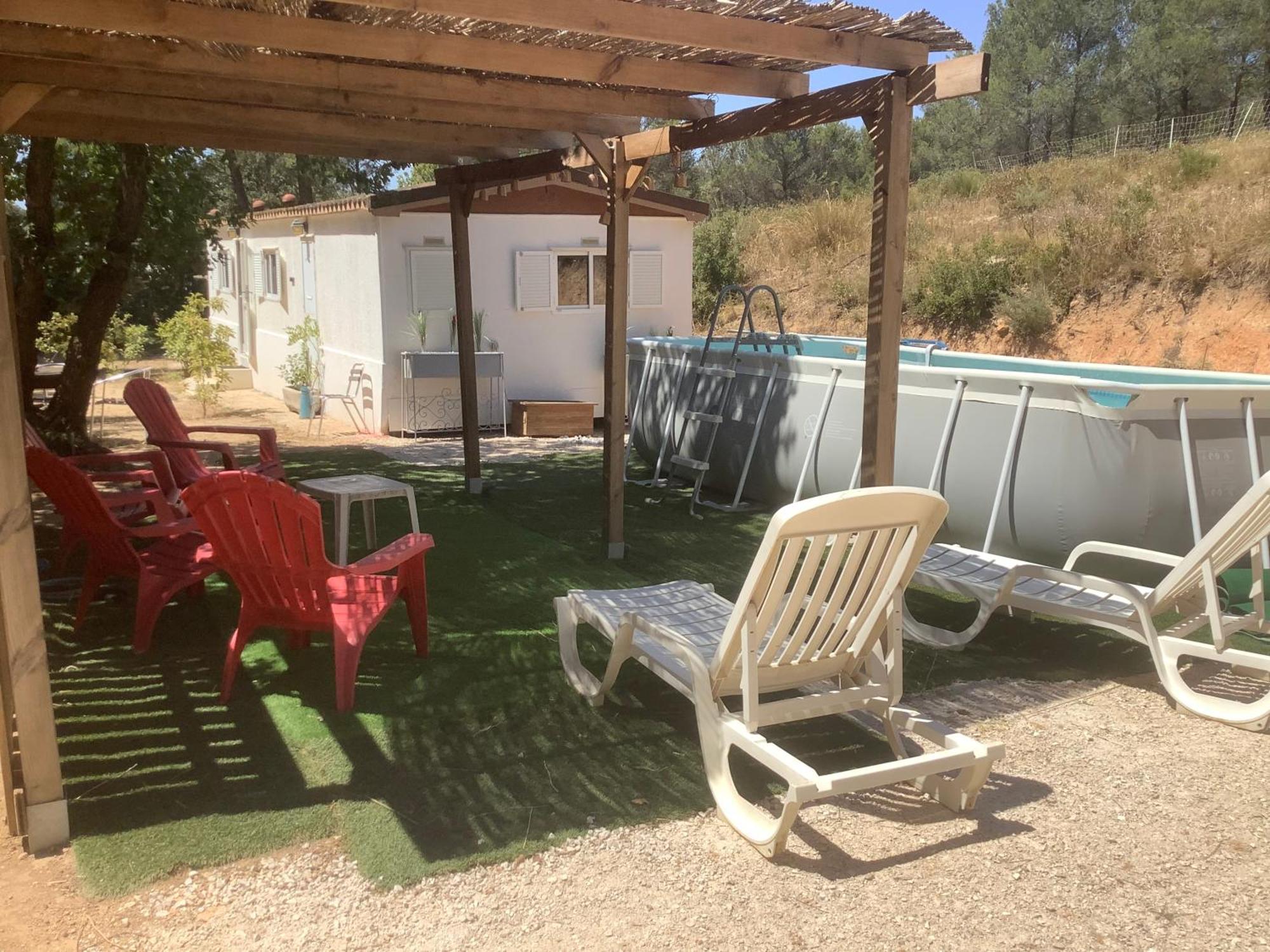 Bungalow Avec Piscine Privative Proche Aix En Provence La Barben Bagian luar foto